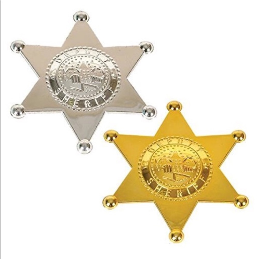 12 pack of police and fire fighter badges